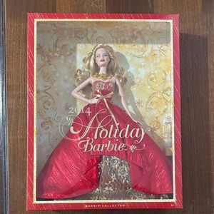 2014 Holiday Barbie Doll in Elegant Red and Gold